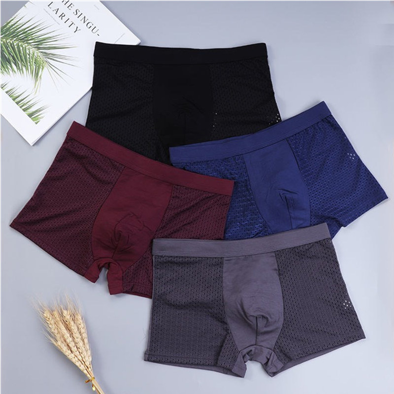 8pcs/Lot Underwear Boxer short – обзор и цена Bamboo Fiber Trunk