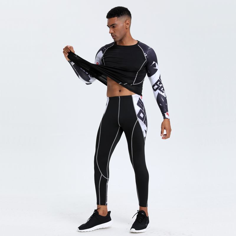 Men's PRO Sports Fitness Suit: – обзор и цена T Shirt Tight Fit