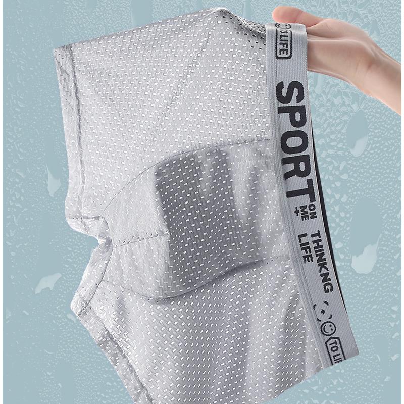 5PCS Men's Ice Silk Mesh Boxer – обзор и цена Mesh Sport Boxer