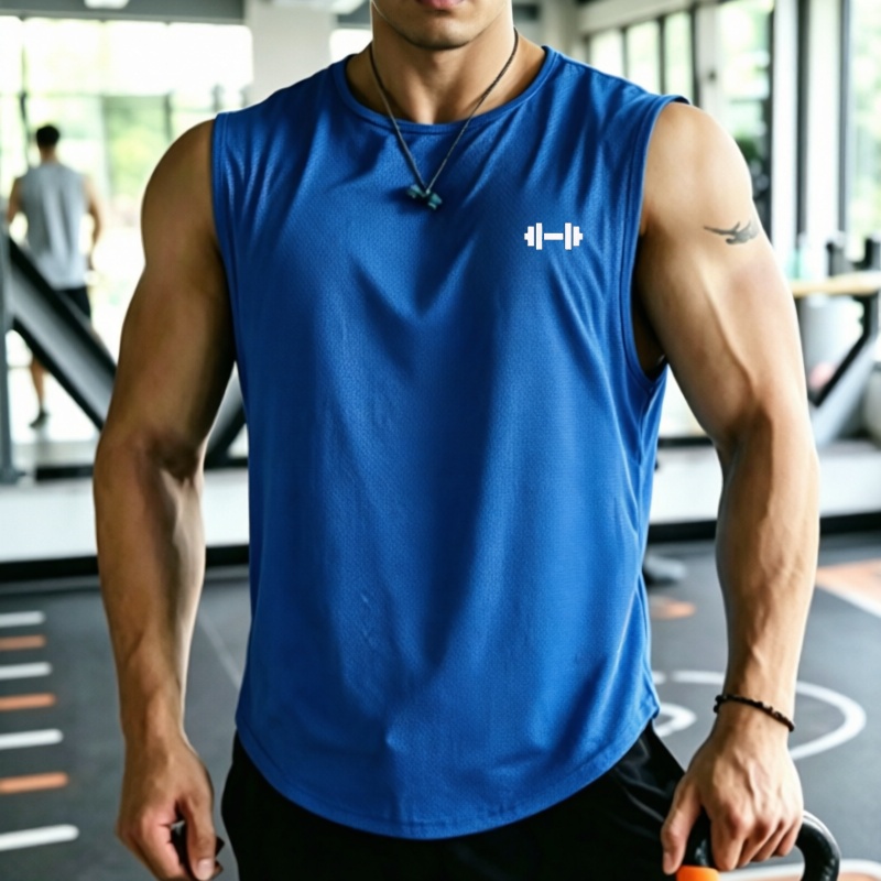 2026 Men mesh Quick Dry Tank T – обзор и цена Undershirt Crew Neck