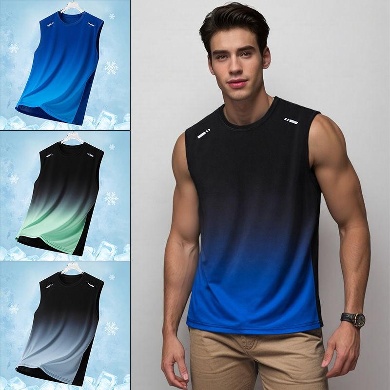 Men Gradient Sports Vest Light – обзор и цена Sleeveless Undershirt