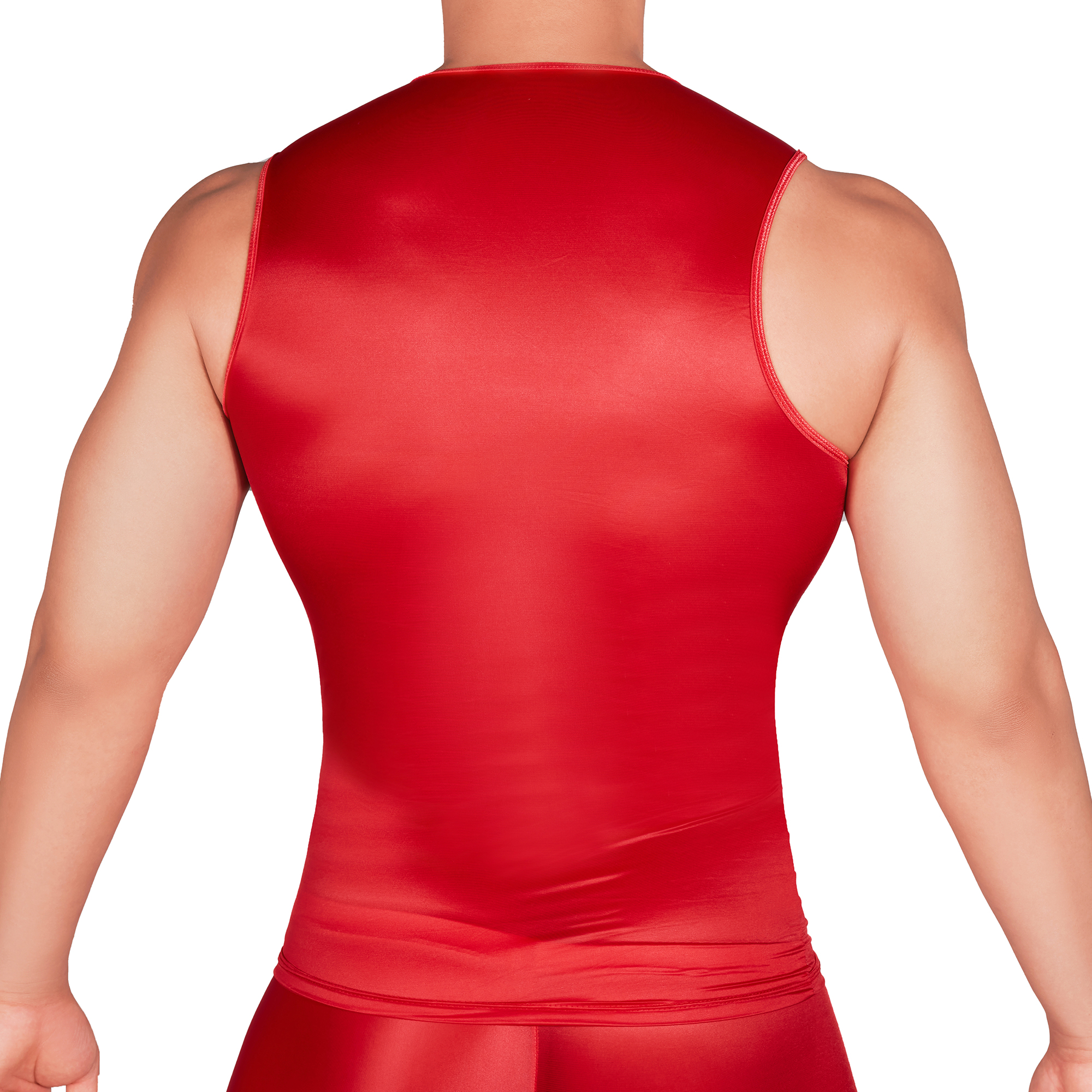 Solid Color Men's Slim Smooth  – обзор и цена Sleeveless Undershirt
