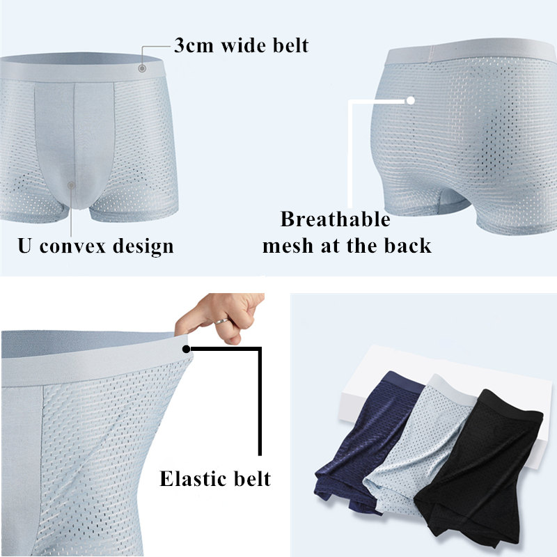 4pcs/Lot Underwear Men's Panti – обзор и цена Multi Pack Underwear