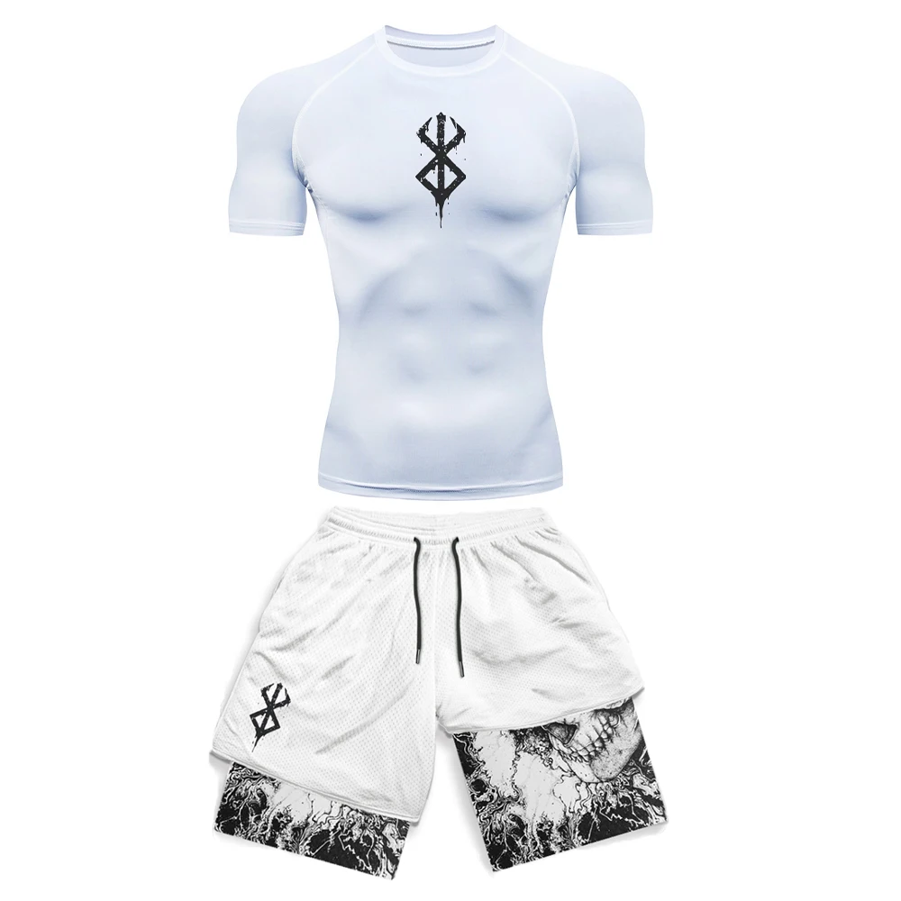 Anime 3D Printed Men's Compres – обзор и цена Compression Shorts Athletes