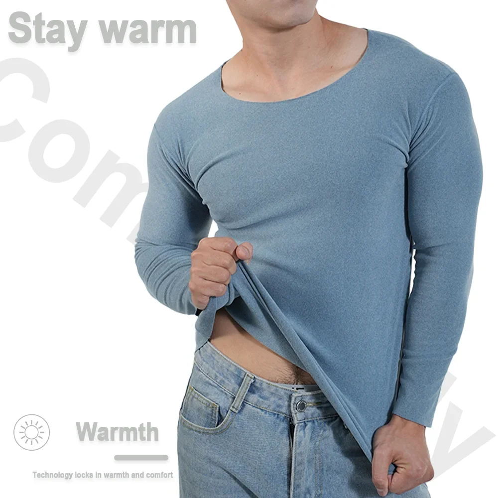 Men Thermal Underwear Long Sle – обзор и цена Undershirt Crew Neck