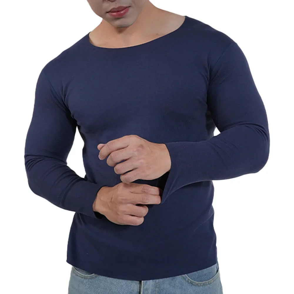 Men Thermal Underwear Long Sle – обзор и цена Undershirt Crew Neck