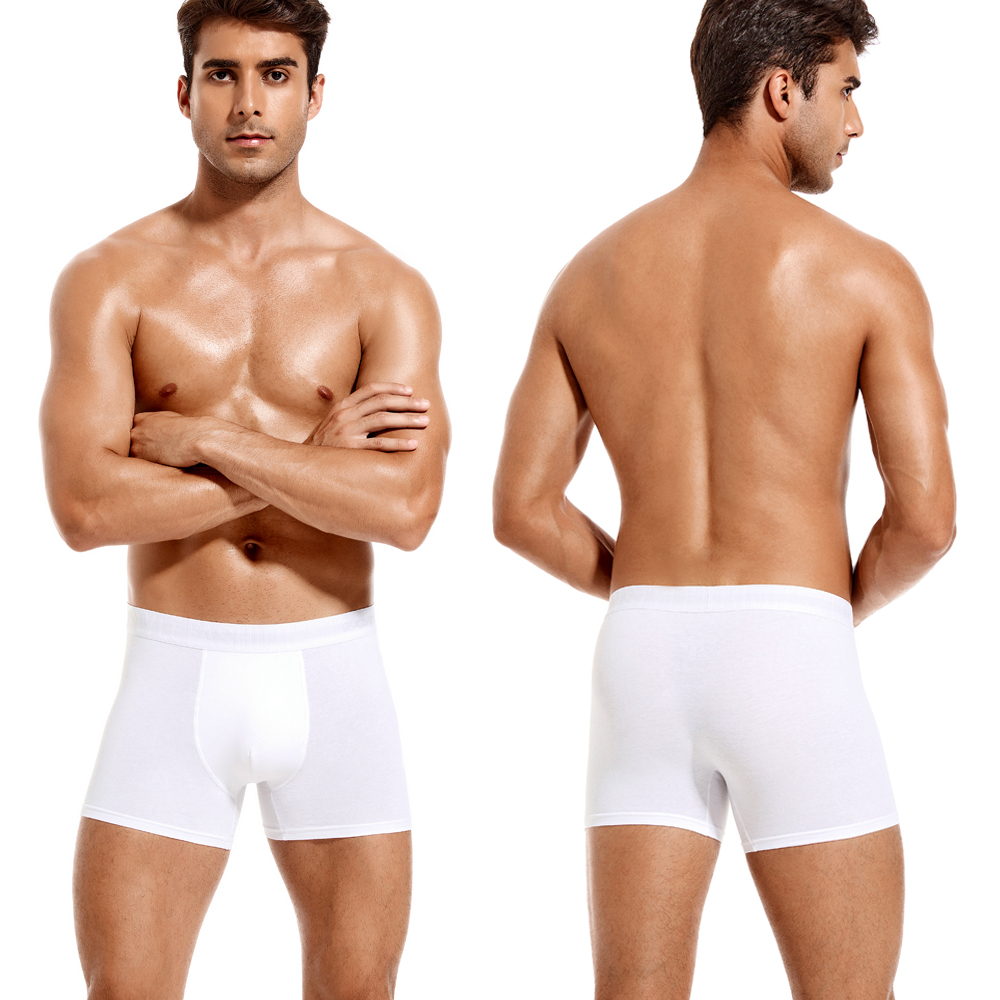 6Pcs White Boxers Man Sexy Und – обзор и цена Boxer Brief Pack Cotton