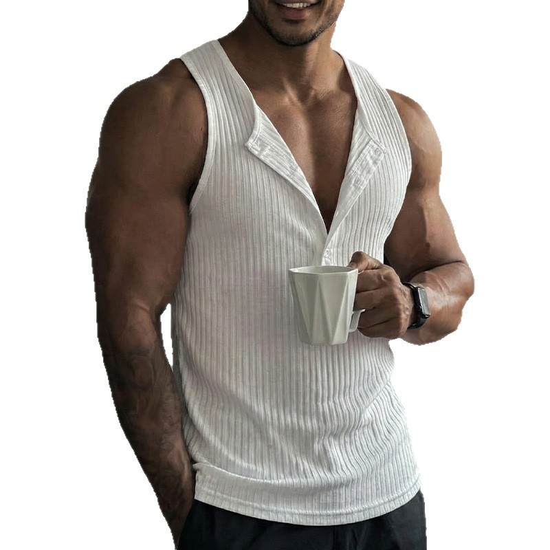 Sporty Tank Top Solid Color Cr – обзор и цена Tank Top Ribbed